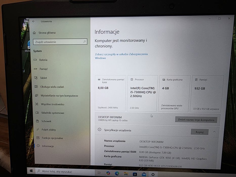 Laptop hp 15 cali