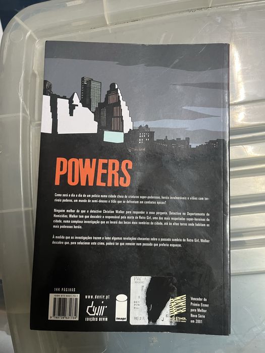 Banda desenhada "powers"