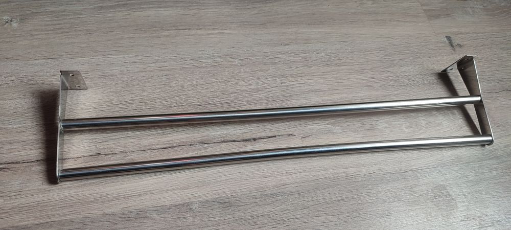 Toalheiro duplo inox