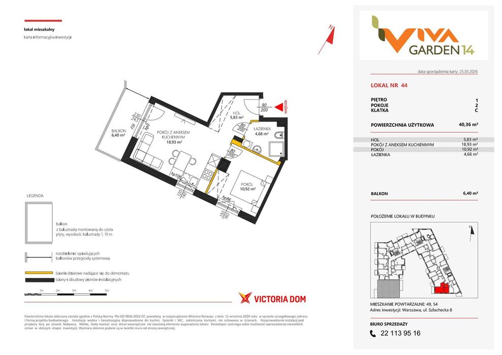 2-pokojowe mieszkanie 40m2 + balkon Bez Prowizji