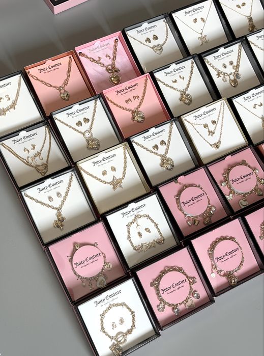 Подарунковий набір Juicy Couture новий оригінал, сережки, браслети