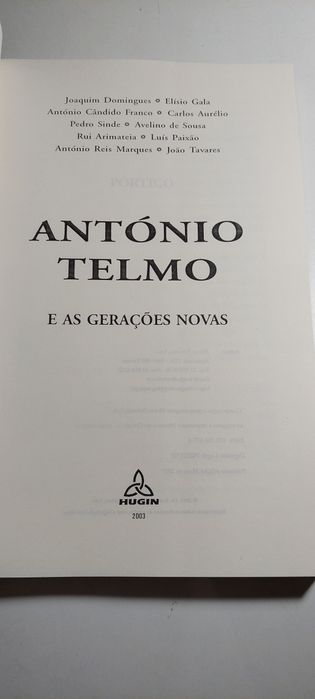 António Telmo e as Gerações Novas (Hugin, 2003)