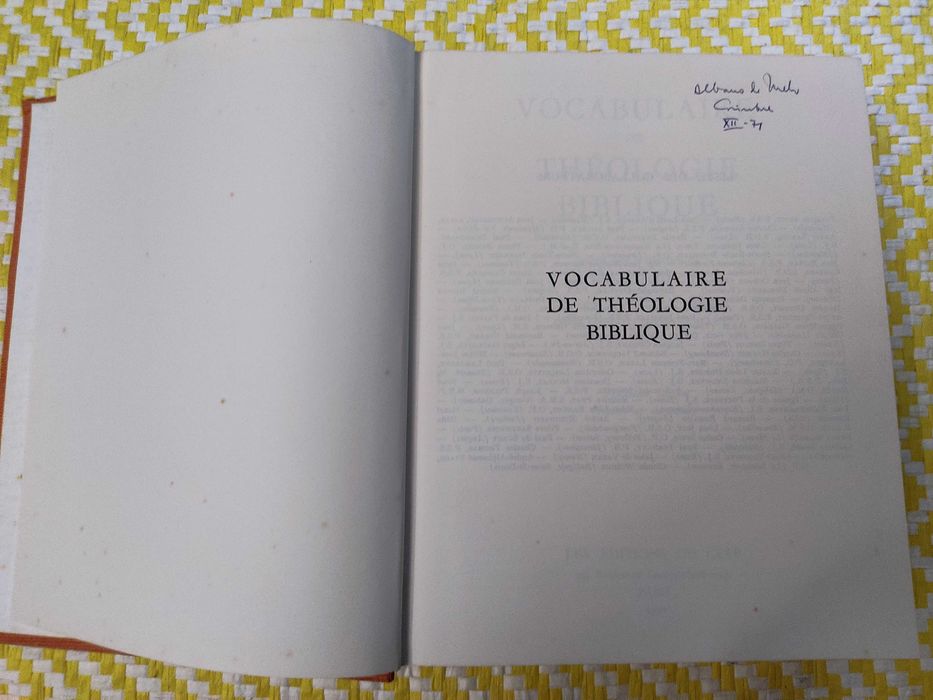 Vocabulaire de Theologie Biblique –
Les Éditions du Cerf