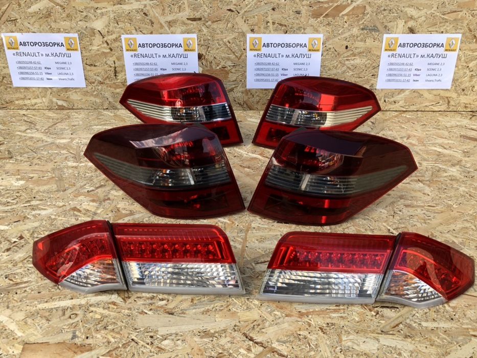 Кришка багажника хачбек Renault Laguna 3 08-15р скло ляда (Є КОЛЬОРА!)