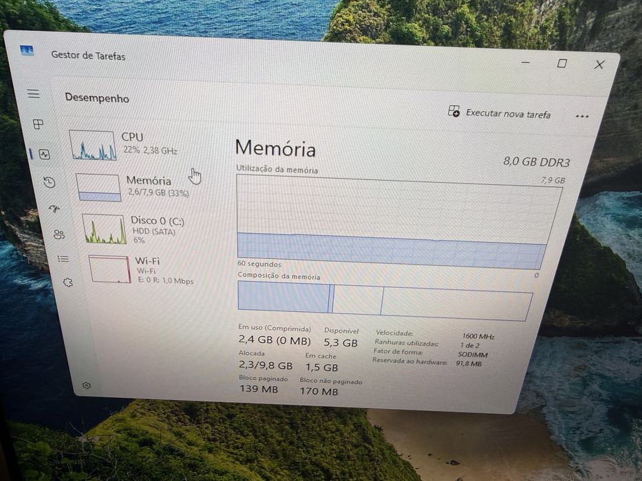 Computador Asus VivoPc VC60 i3 8GB Ram