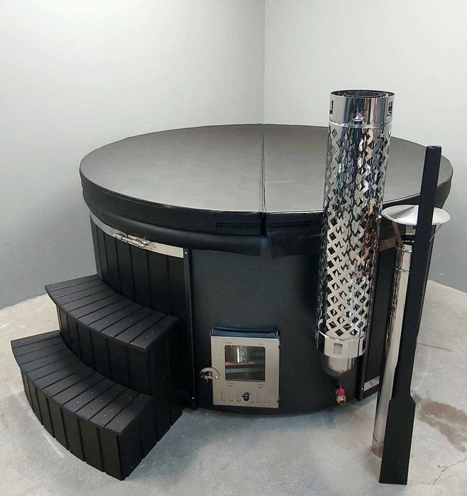 Nowa powystawowa balia ogrodowa z piecem zintegrowanym