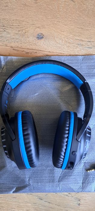 Słuchawki Bezprzewodowe Gamingowe Pacrate Wireless LED – NOWE, Kompletny Zestaw!