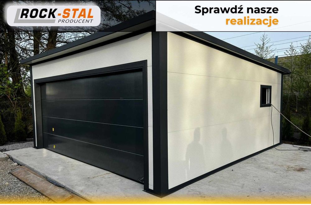 Brama segmentowa 6m 2m Modern Black