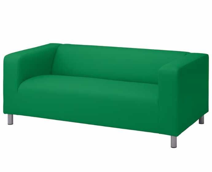 Sofá 2 lugares Ikea KLIPPAN verde