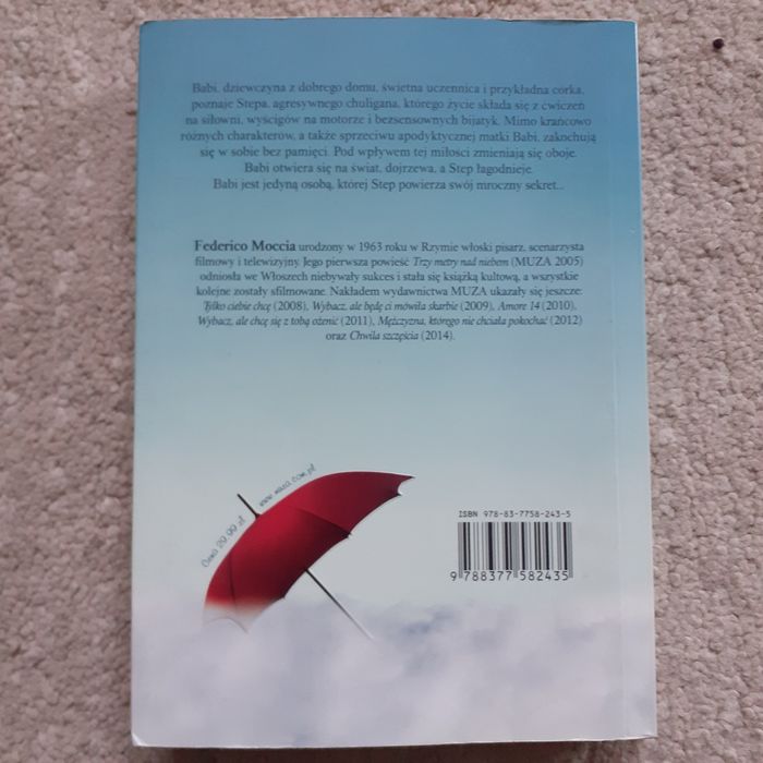 Frederico Moccia Trzy metry nad niebem – książka miękka okładka