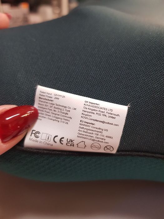 Nowy masażer do karku i pleców Bob and Brad EZBack Shiatsu.