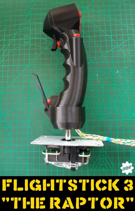 Manete de Voo Digital Arcade The Raptor