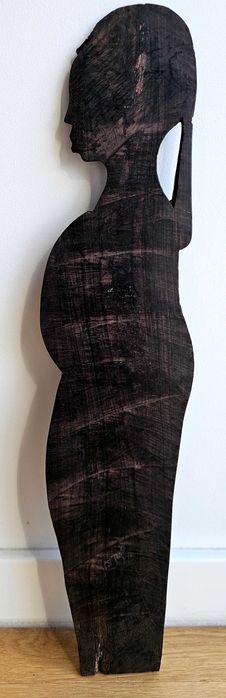 Par de esculturas de parede