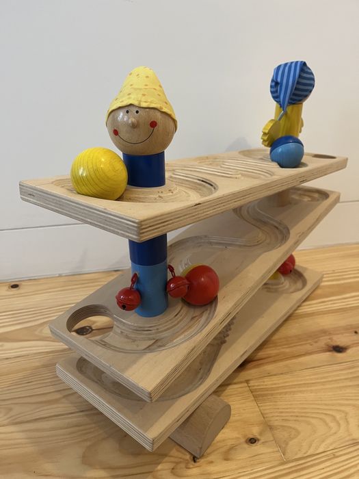 Haba Tabogan Pista de Bolas Deslizantes Brinquedo de Madeira 18M+
