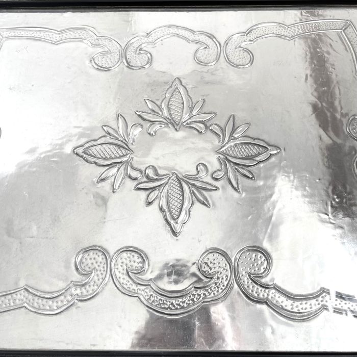 Tabuleiro Art Noveau Em Prata