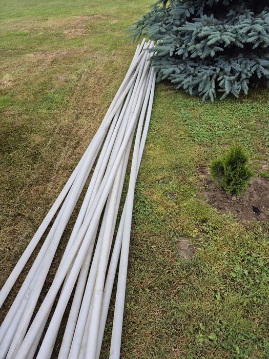 Rury PVC białe 32mm 14 szt