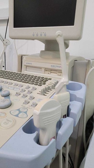 ECOGRAFO HITACHI EUB-7000 com 3 SONDAS + impressora Sony