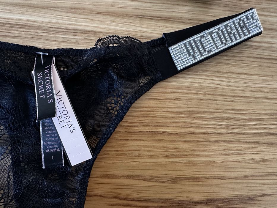 NOWY komplet bielizny Victoria’s Secret rozmiar B85 85B stanik + stringi 38B