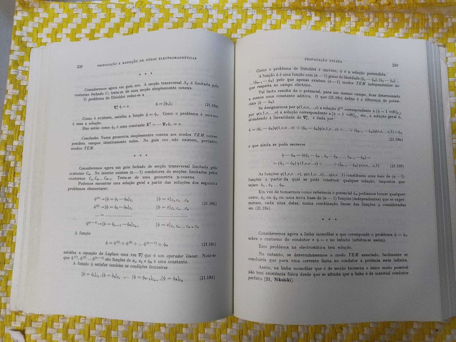 Propagação e radiação de ondas electromagnáticas –
 M de Abreu Faro