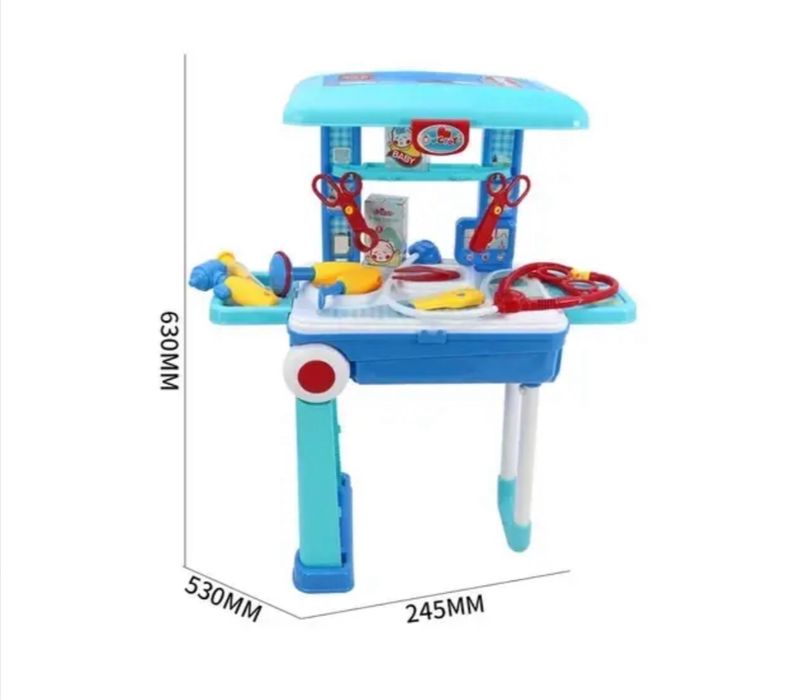 Игровой набор доктора Toysclub Doctor в чемодане с ручкой больница