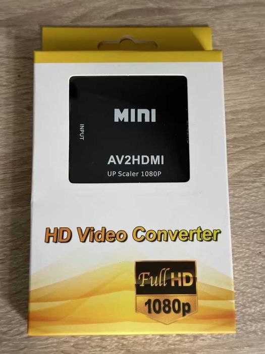 NOVO - Adaptador AV/RCA para HDMI