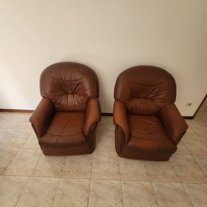 Sofá e 2 cadeirões