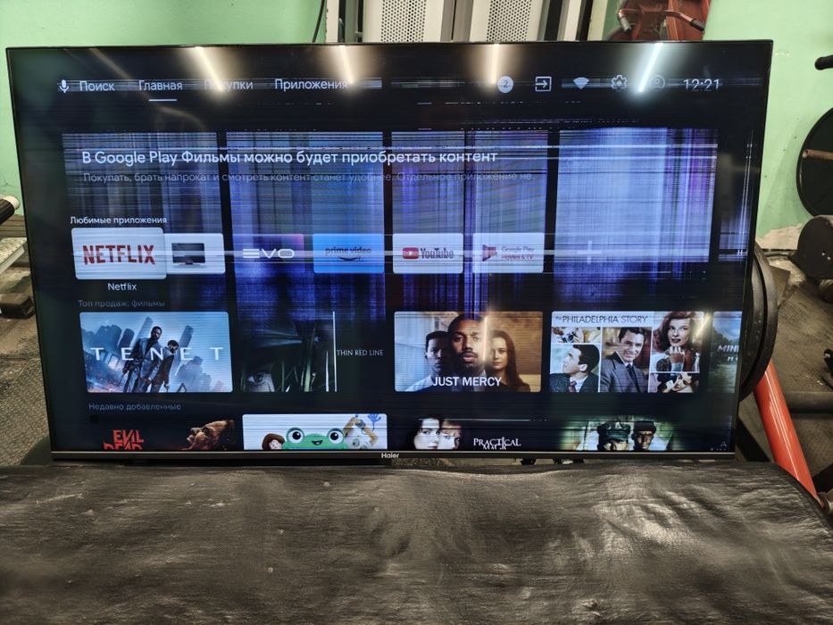 Продам телевизор Haier 43 smart tv