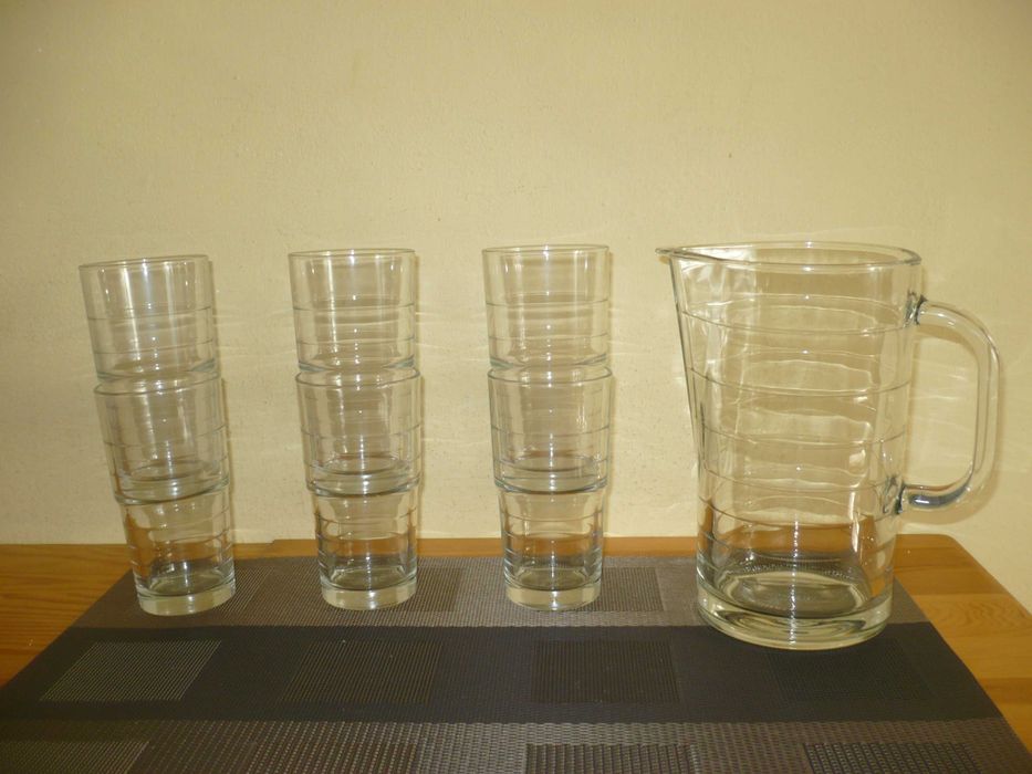 IKEA SVEPA 10288 Made in Italy zestaw do napojów 7 elementów UNIKAT