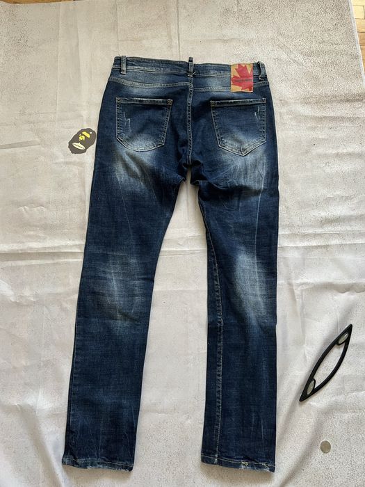 Штаны  DSQUARED2 SLIM FIT дискваред слим фит дрип