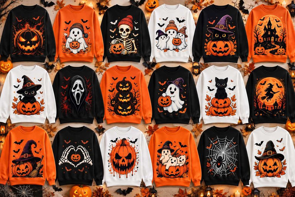 Camisolas Halloween personalizáveis
