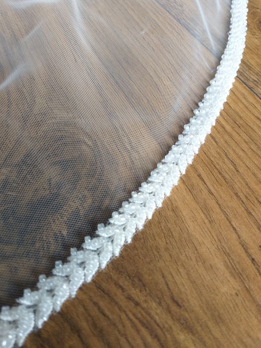 Piękny welon długość ok. 3m