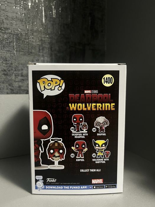 Набір ігрових фігурок Funko Pop фанко поп Дедпул та Хедпул Deadpool