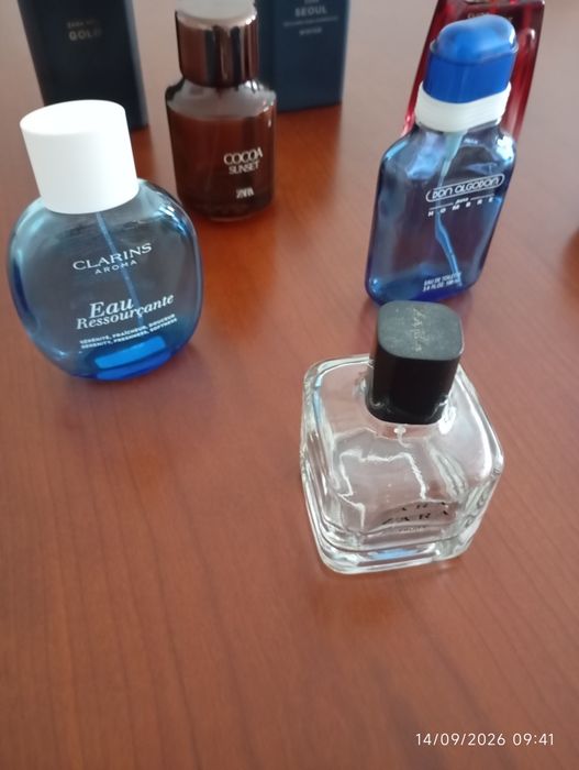 Frascos perfumes vazios