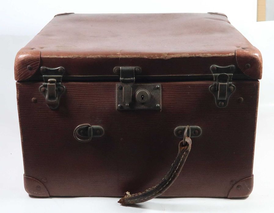 Mala de cartão antiga grande - 40 cm