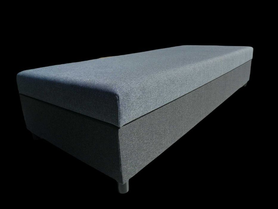Tapczan jednoosobowy z pojemnikiem 80x195 sofa do spania producent
