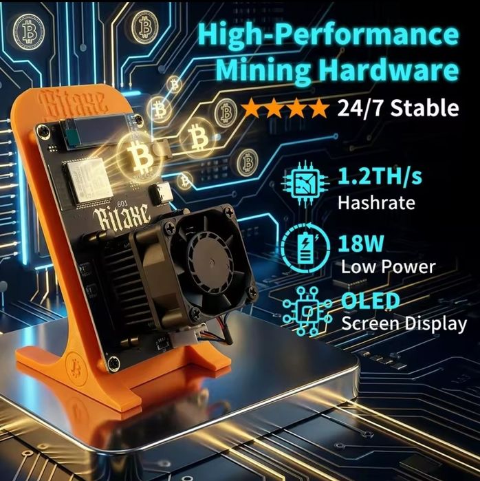 STARMINER Smart, Біткоін майнер Bitaxe Gamma 601 Solo Miner 1.2Th/s 18-25W, УЦІНКА