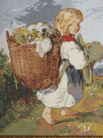 Картина вишита, ручна робота.