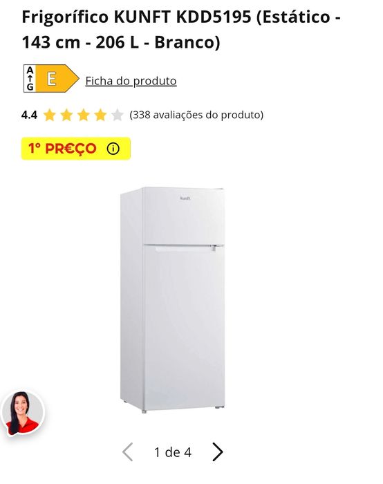 Frigorífico Kunft NOVO
