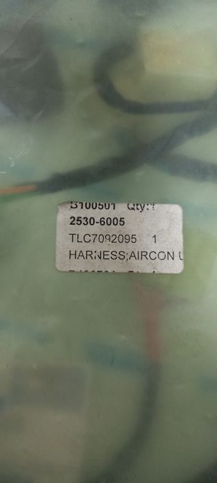 Cabelagem da Unidade AC para escavadoras e pás carregadoras