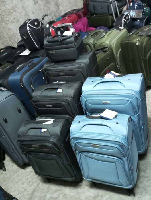 walizki średnie xl na 4 kołach z grubej codury podróżne