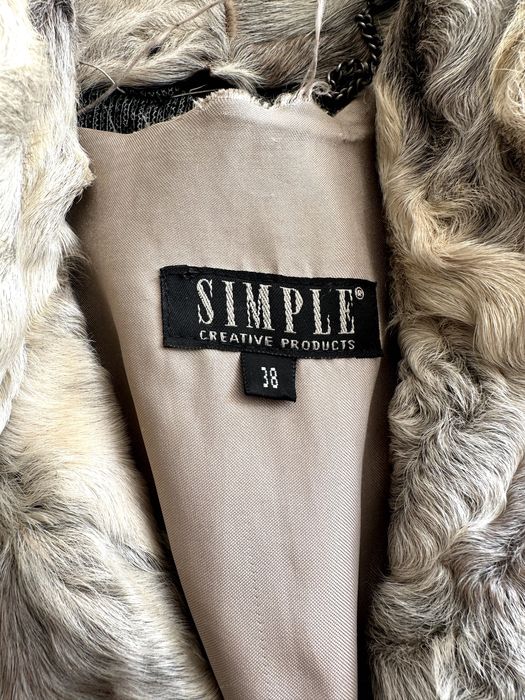 Futro z karakuł marki Simple, rozmiar 38