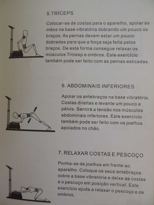 Neuro Estimulador Plataforma Vibratória com Manual e Instruções