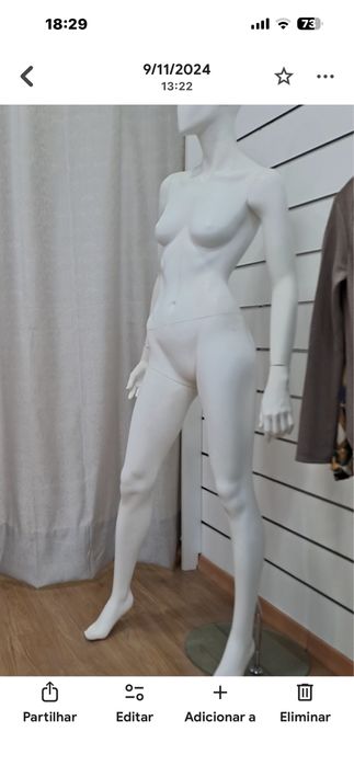 Manequim  resistente. Em bom estado