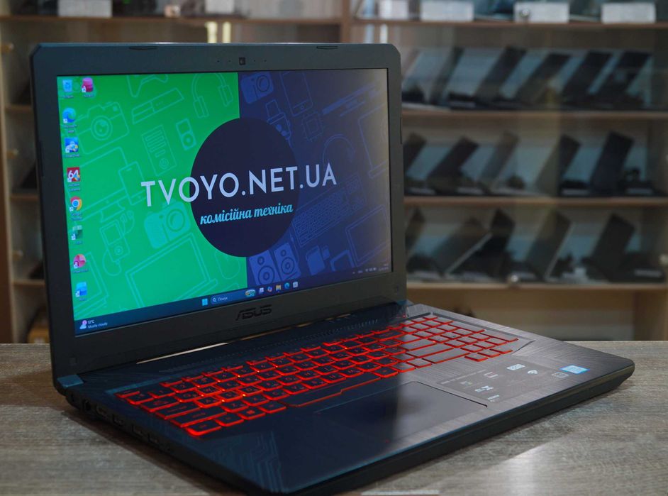ГАРАНТІЯ Asus TUF (FullHD/Core i5-8300H/RAM 16ГБ/SSD 256ГБ/GTX 1050 4ГБ)TVOYO