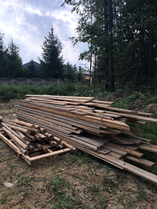 Deski szalunkowe po budowie