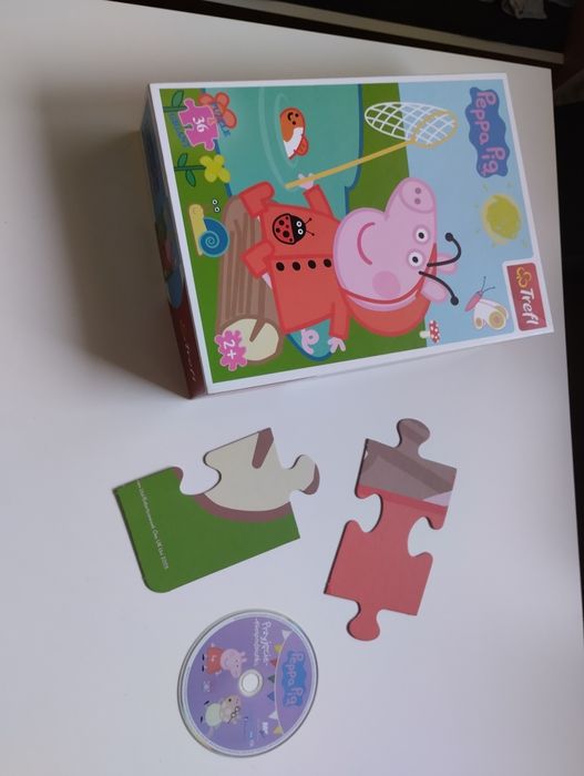 Świnka Peppa duże puzzle 2+