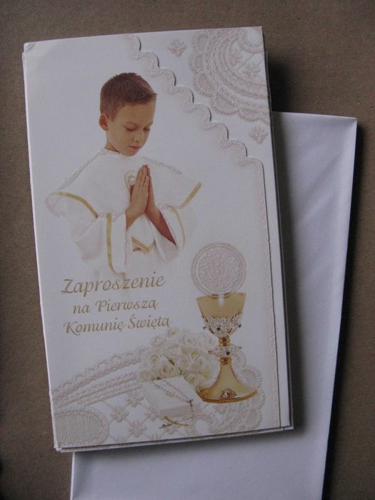 zaproszenie na komunię
