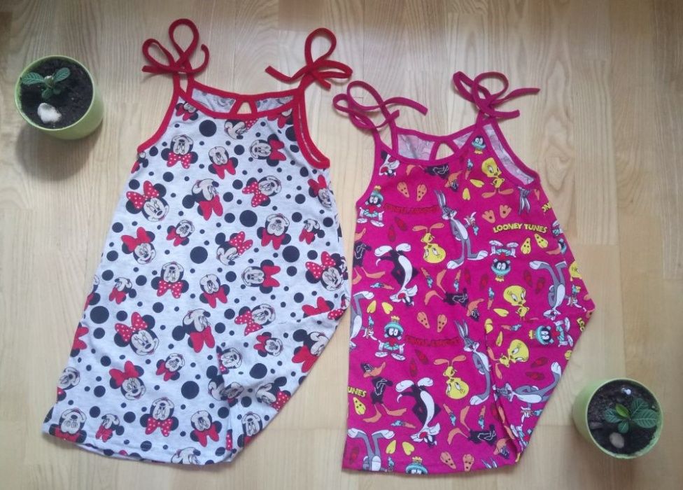 Летние сарафанчики для девочек на завязочках