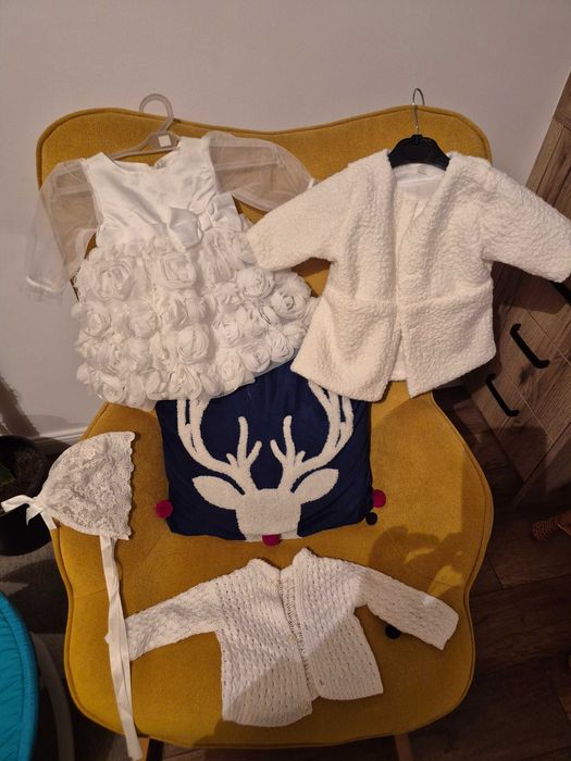 Komplet do chrztu, sukienka na chrzest 62