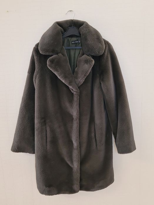 Шуба женская, цвет серый. Производства Украины